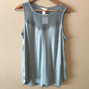 🎈5FOR20 🎈 NWT H&M Medium Blue Top